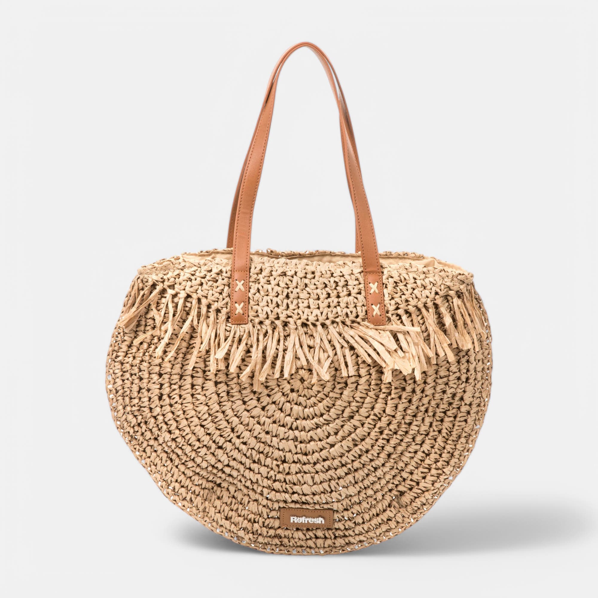 Sac de shopping taupe