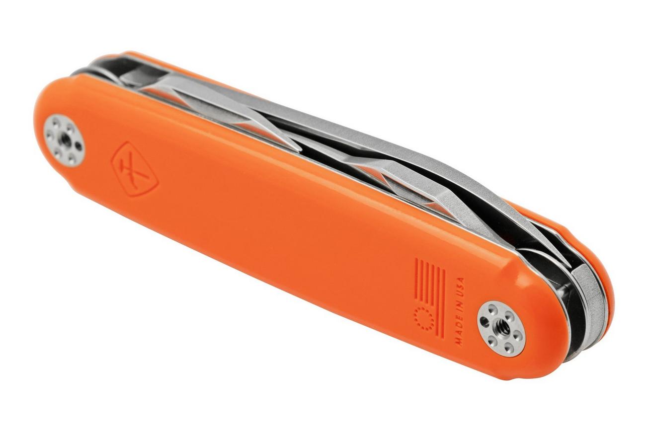 ASK Knives American Service Knife The Alchesay, Hi-Vis Orange, multitool zakmes
