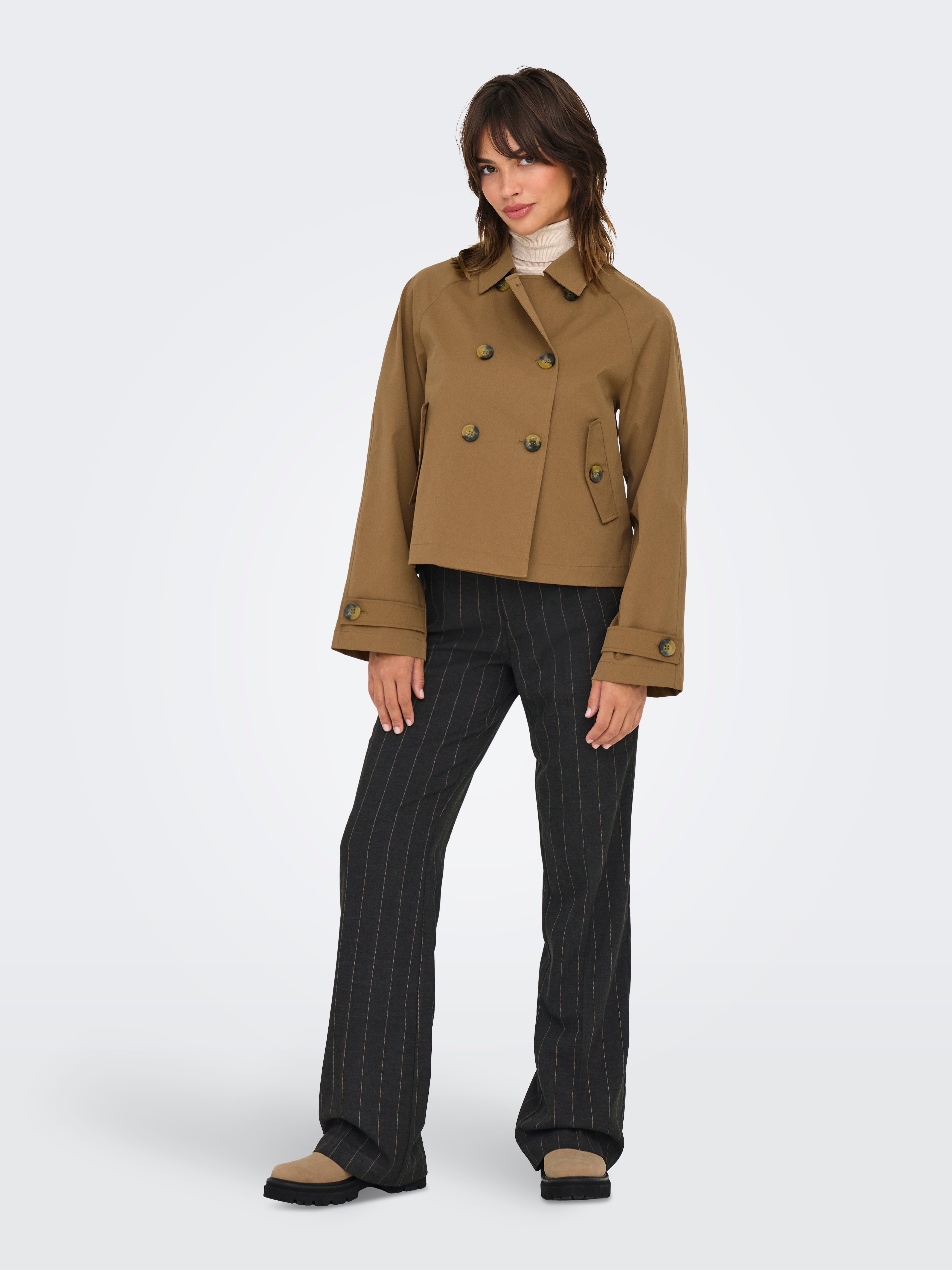 ONLAPRIL Trenchcoat Toasted Coconut