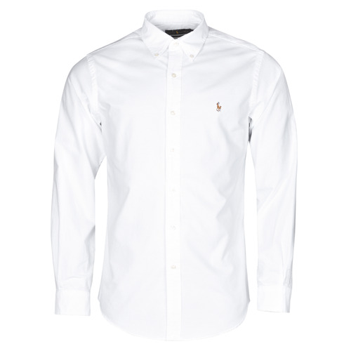 Polo Ralph Lauren - CHEMISE AJUSTEE EN OXFORD COL BOUTONNELOGO PONY PLAYER MULTICO Blanco