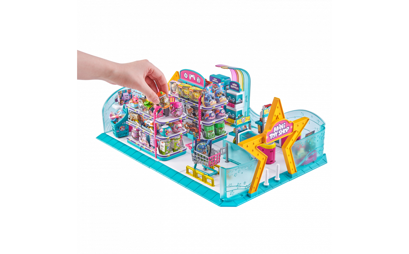 Toy Mini Brands speelgoedwinkel met 5 mini's