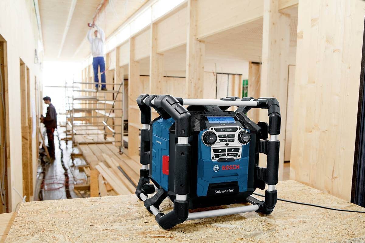 Bosch GPB 18V-5 SC Li-ion accu bouwradio body - DAB  & Bluetooth - 06014A4100