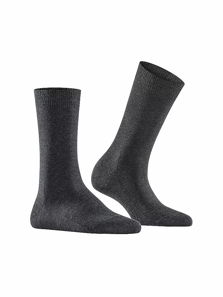 FALKE Socken Family anthra.mel grau