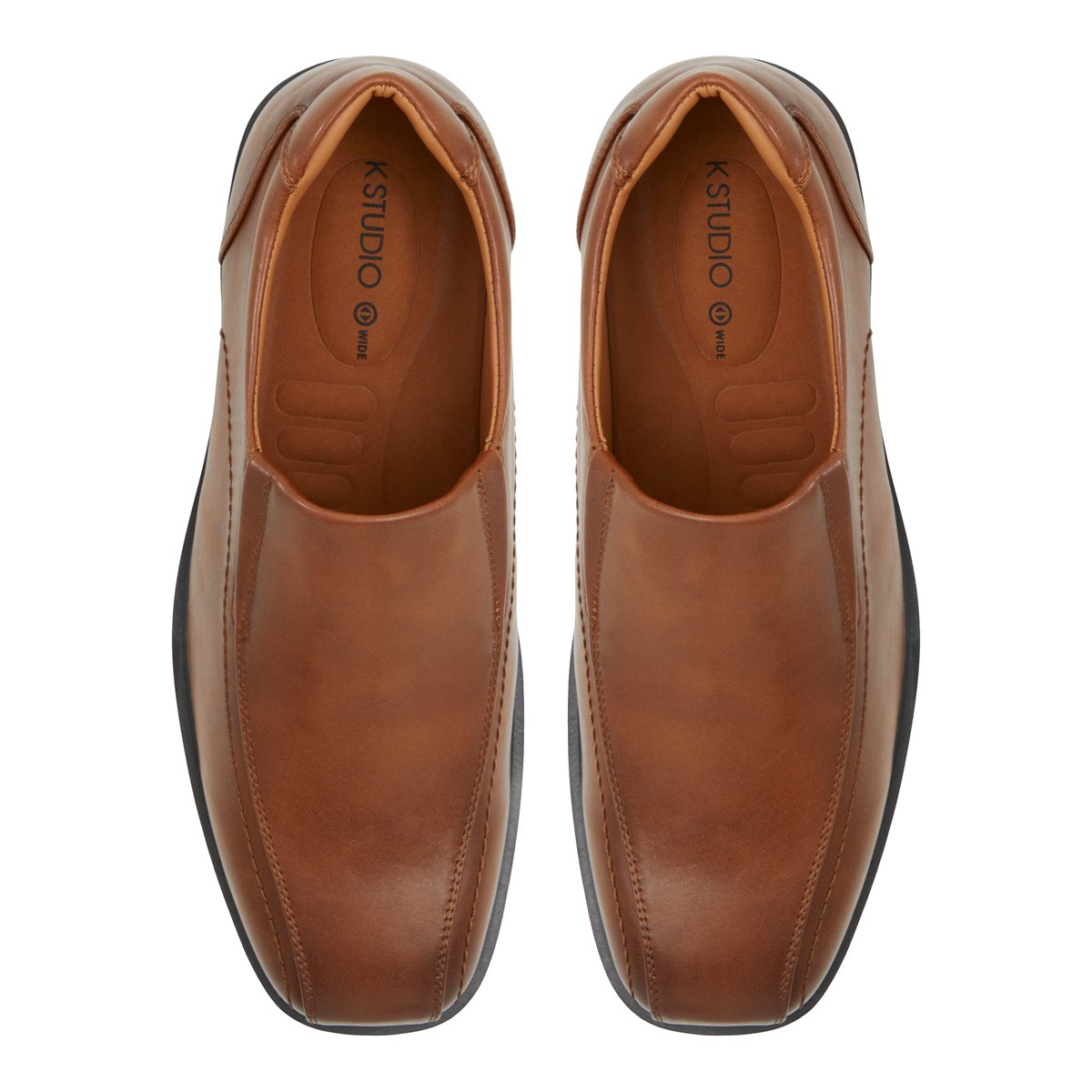 K STUDIO-Iggnatz-w-Flâneurs habillés - Talon plat - Cognac