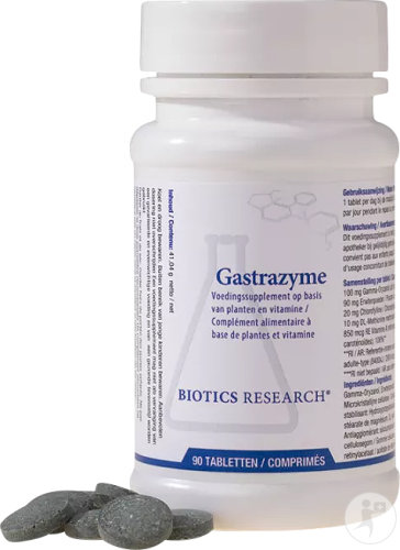 Energetica Natura Biotics Gastrazyme 90 Comprimés