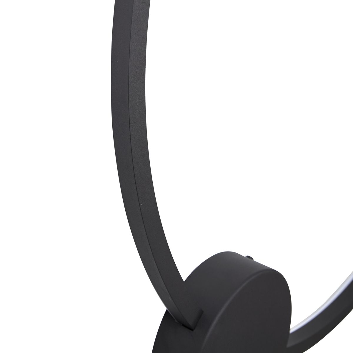 Design wandlamp zwart 67cm incl. LED 3-staps dimbaar - Anello