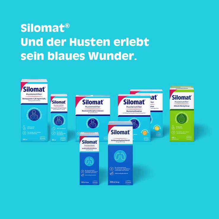 Silomat Hustenstiller Pentoxyverin 1,35 mg / ml Saft, 100 ml