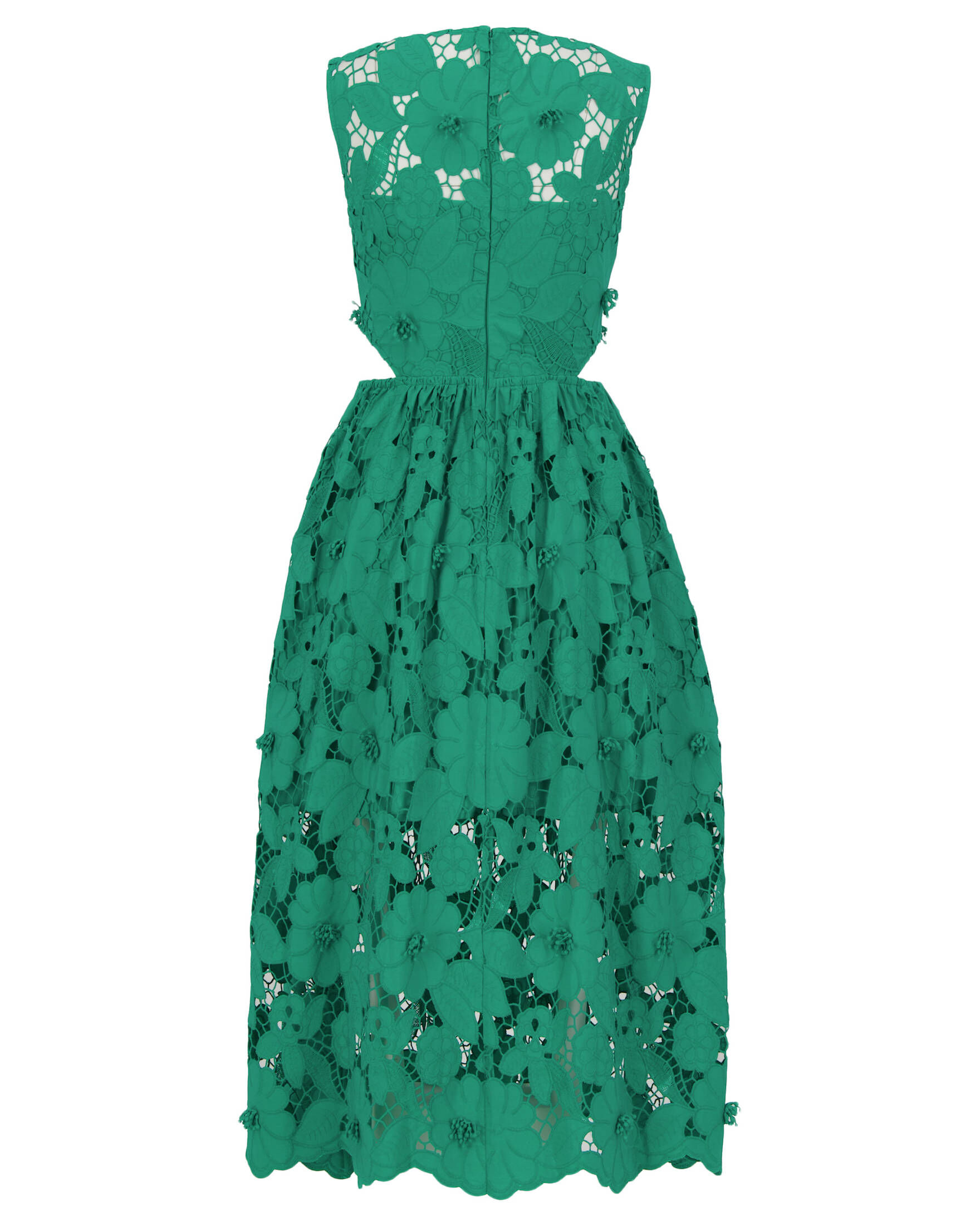 self-portrait| Damen Sommerkleid 3D COTTON LACE