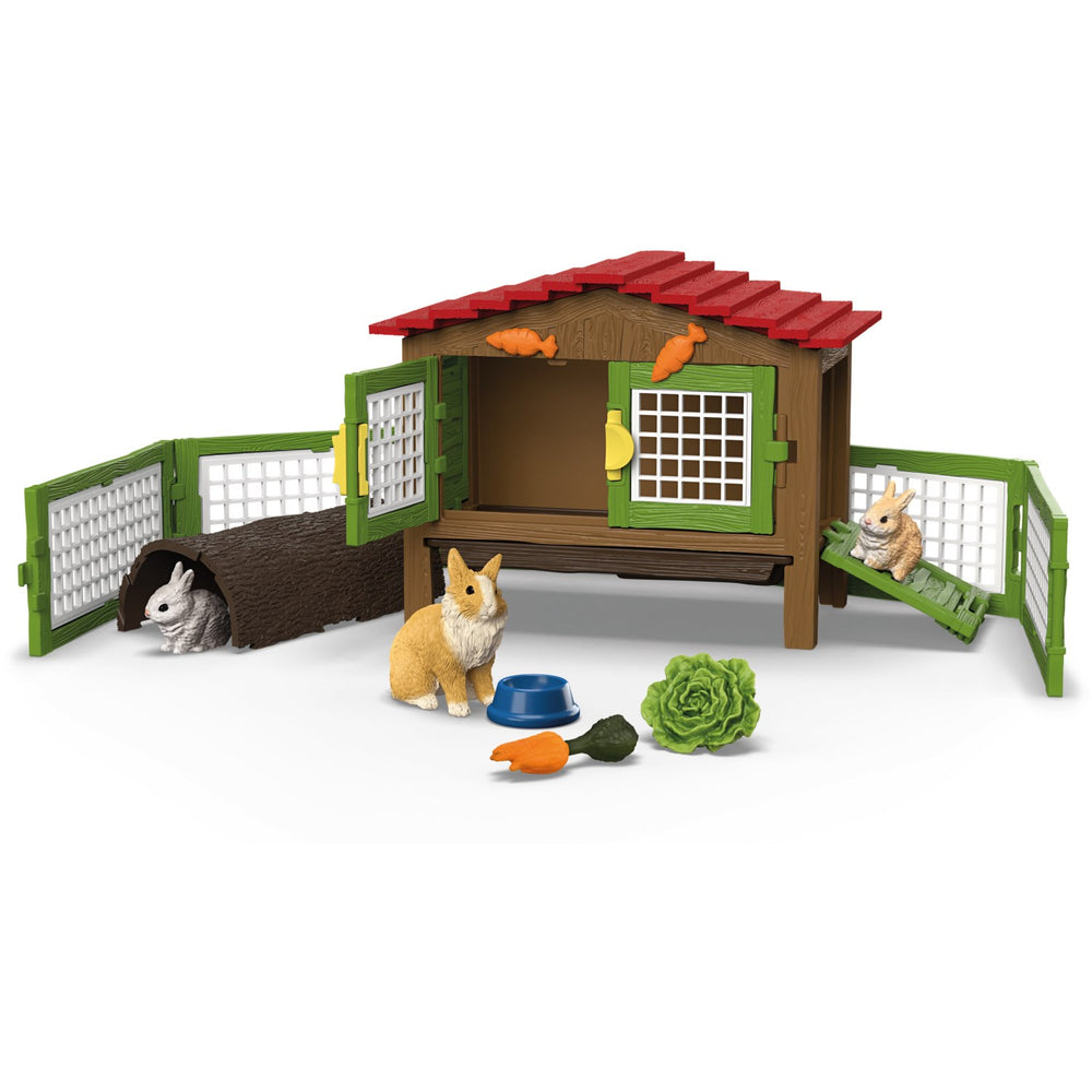 Køb Schleich Kaninbur Med 3 Kaniner