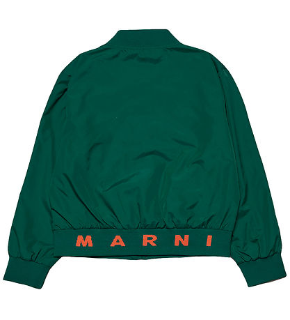 Marni Jacke - Kiefer Green m. Orange
