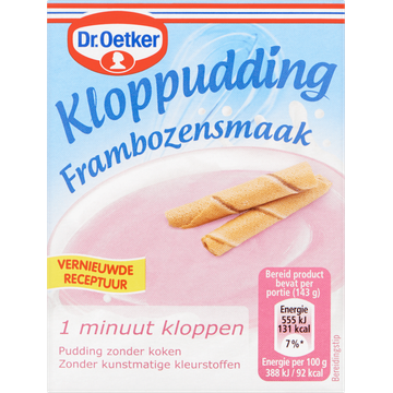 Dr. Oetker Kloppudding Frambozen 74 g