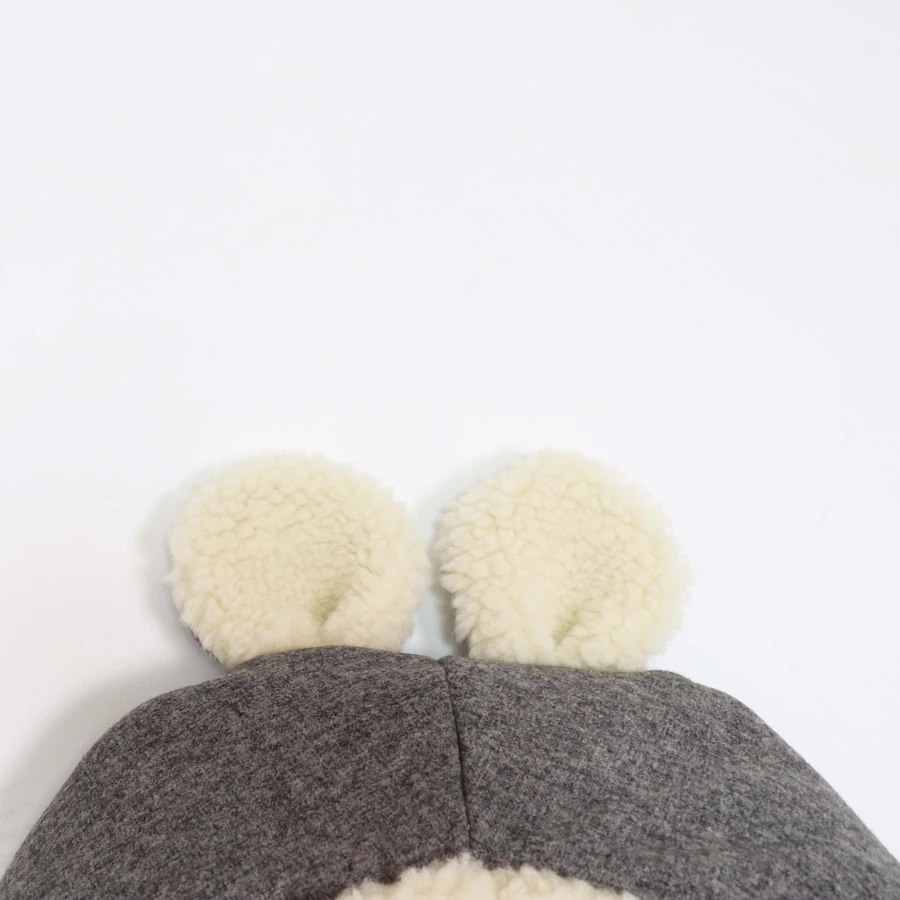 Kaiser Winterfußsack HOODY MAUS WOOL sleet grey