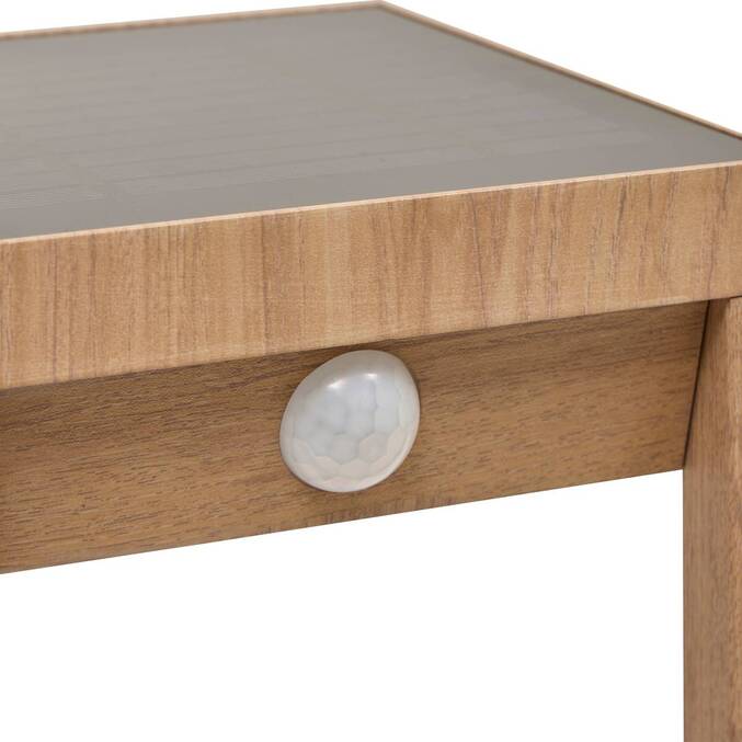 Lanterne solaire à détection de mouvement PIKY Beige Lin