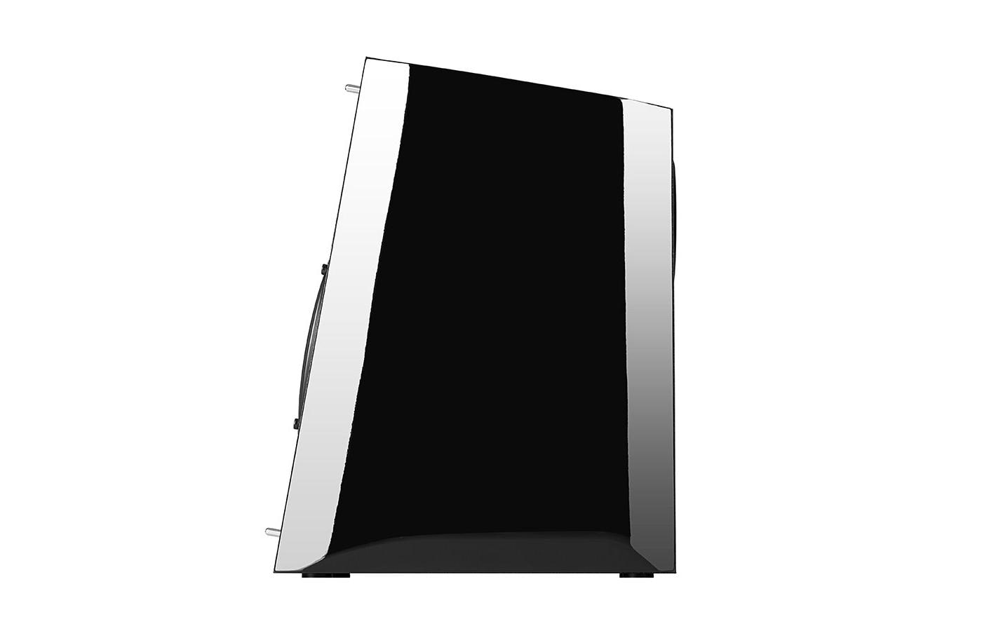 Regallautsprecher Paar R2000DB Schwarz<br>Aktive 2.0 Regallautsprecher mit 120 Watt Ausgangsleistung, Bluetooth, 2x Cinch- und 1x Optisch Eingängen