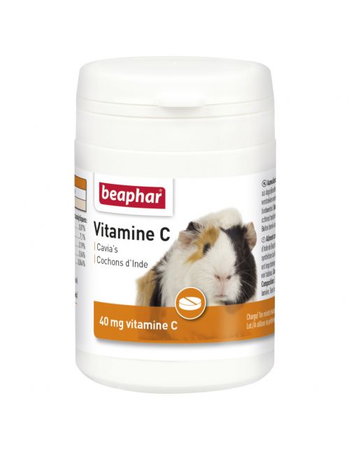 Beaphar Vitamine C Tabletten - Supplement - Sinaasappel 180 stuks