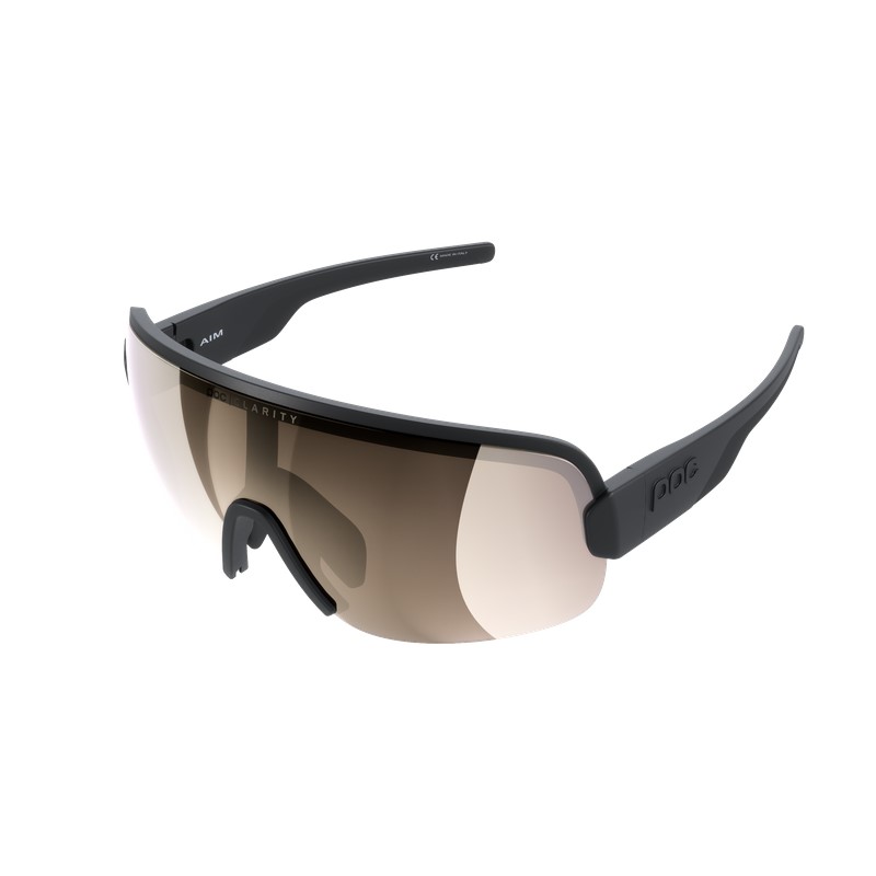POC Aim cykelbriller black/clarity road/sunny sikver