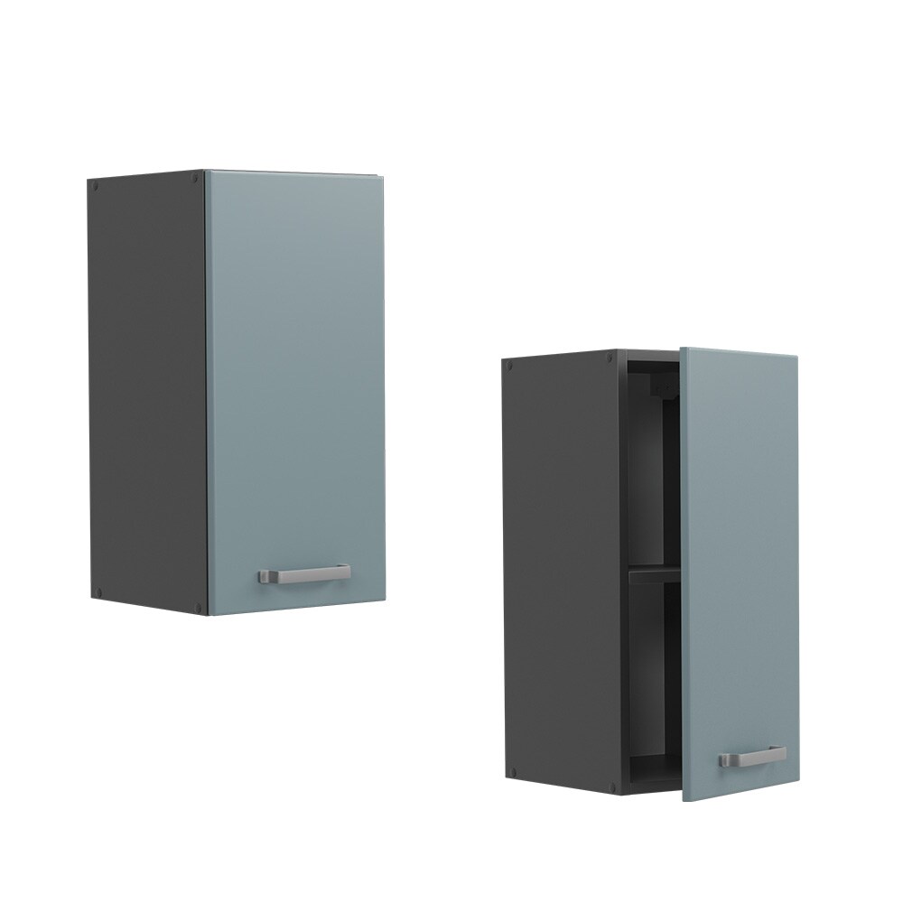 Vicco Hängeschrank Küchenschrank R-Line Solid Anthrazit Blau Grau 30 cm modern