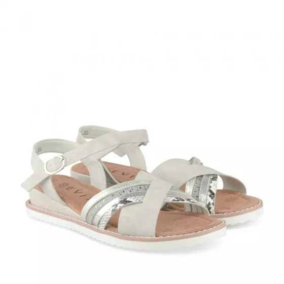 Sandales GRIS EVITA