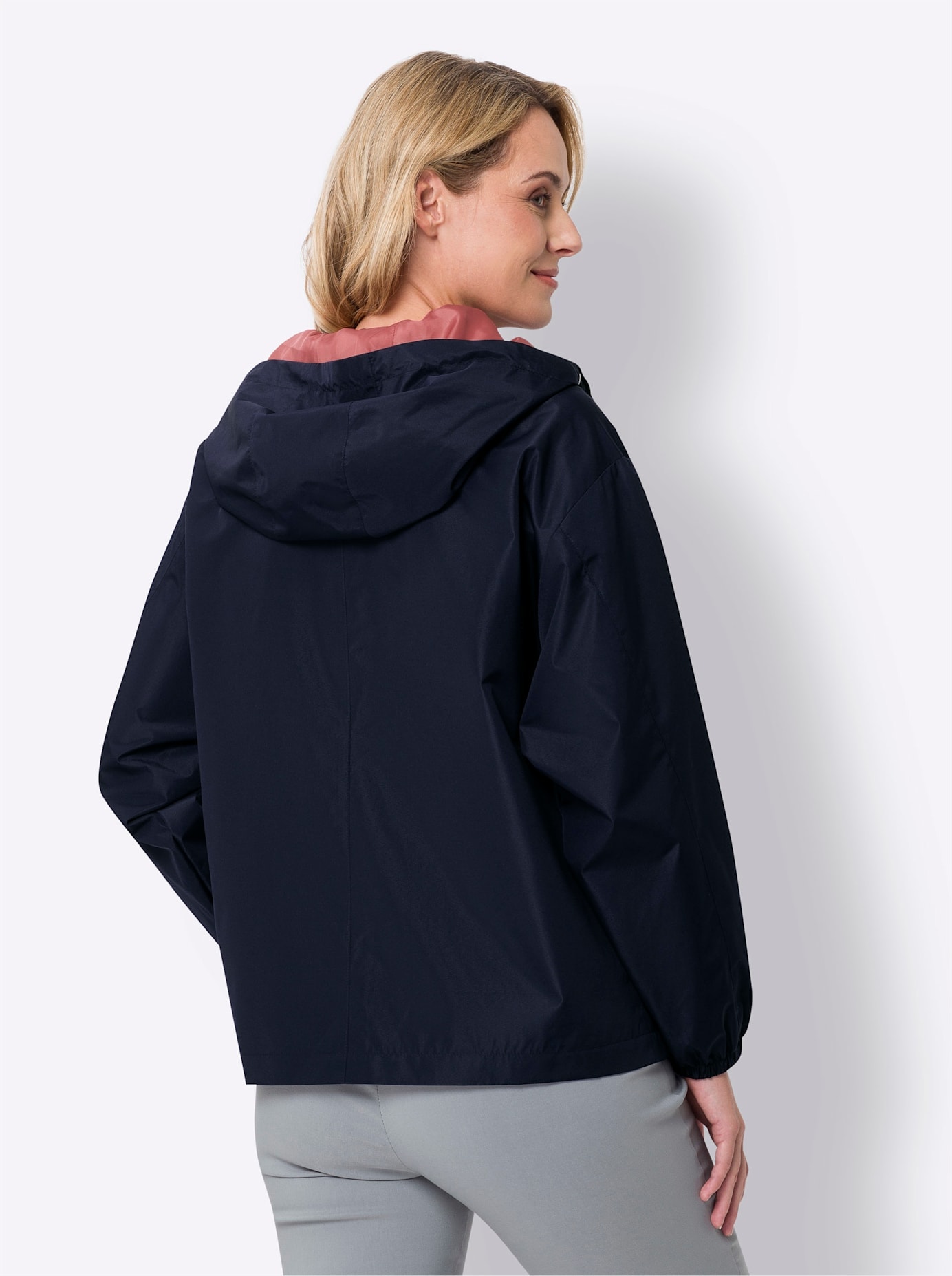 Classic Basics Langjacke mit Kapuze