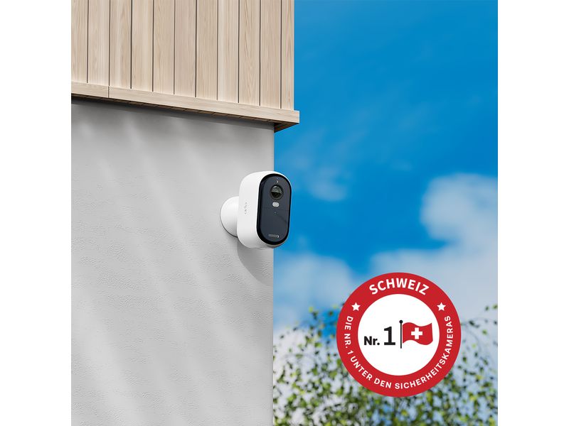 Arlo Essential Outdoor 2K (Gen 2) VMK3350 Solarpanel, 3er S All Ihre Sicherheitsbedürfnisse, eine leicht zu installierende 2K-Kamera, Ihr unermüdlicher Wächter im Aussenbereich