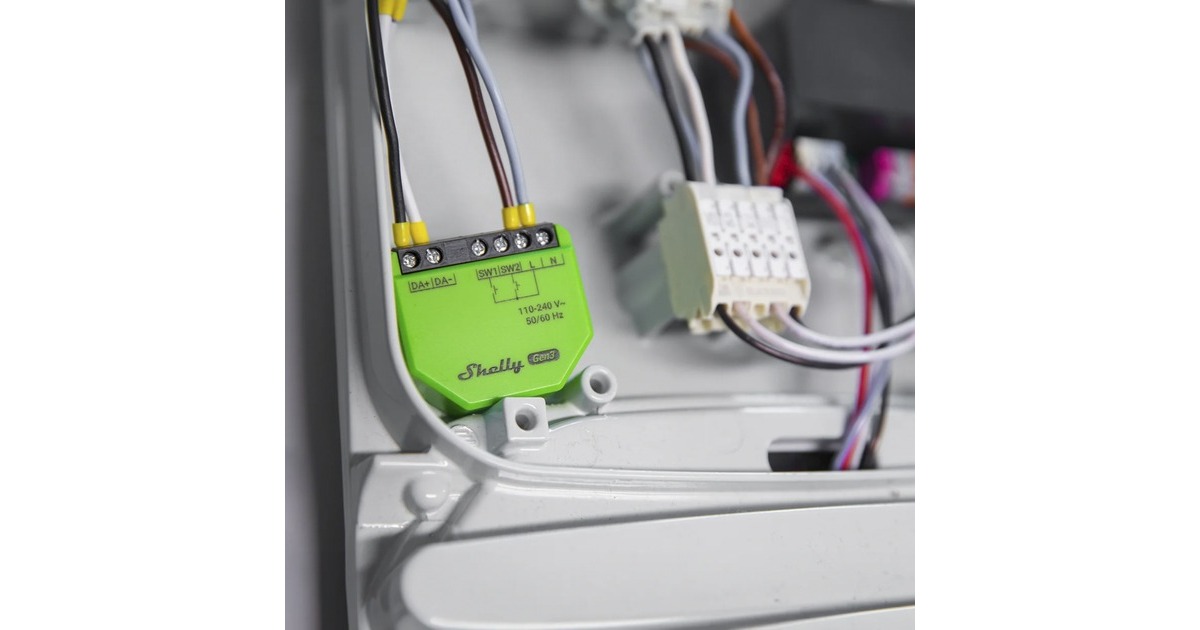 ShellyDALI Gen3 dimmer  (Groen)