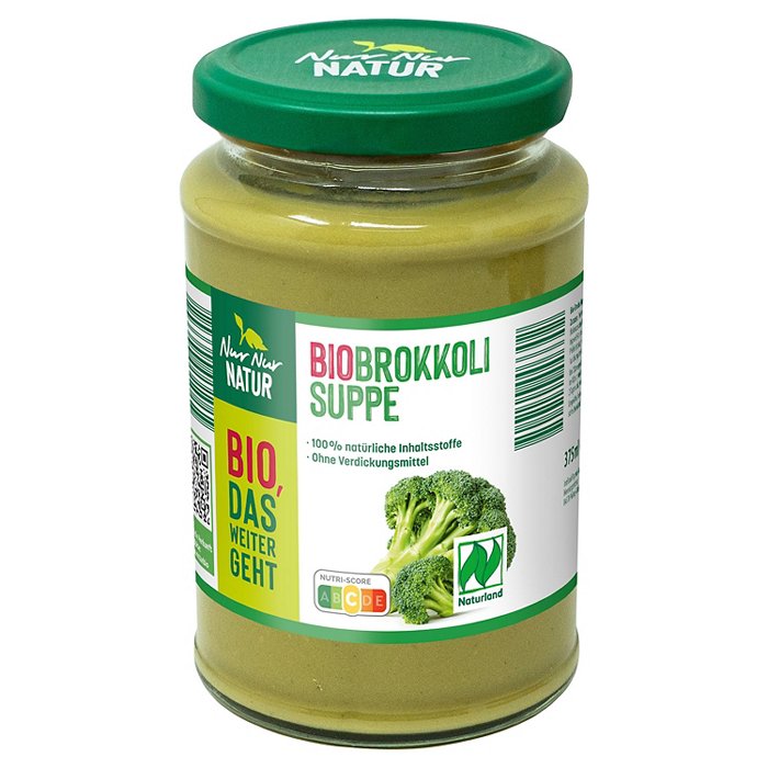 NUR NUR NATUR Bio-Suppen 375 ml, Brokkoli