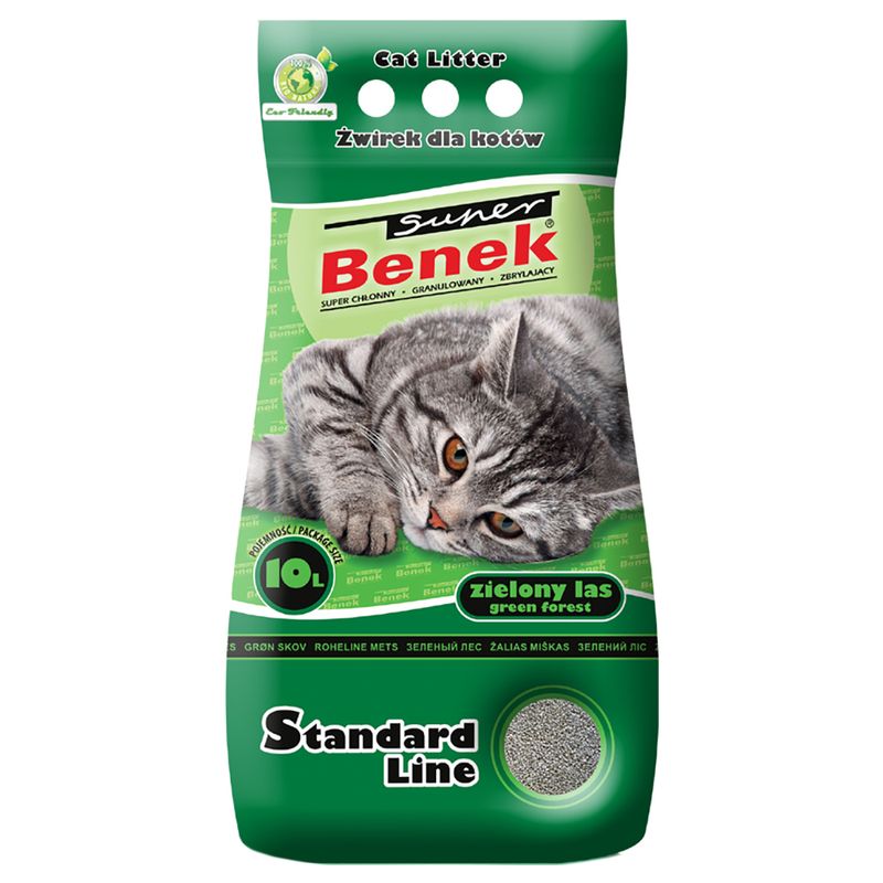 Litière Super Benek Green Forest, senteur pin