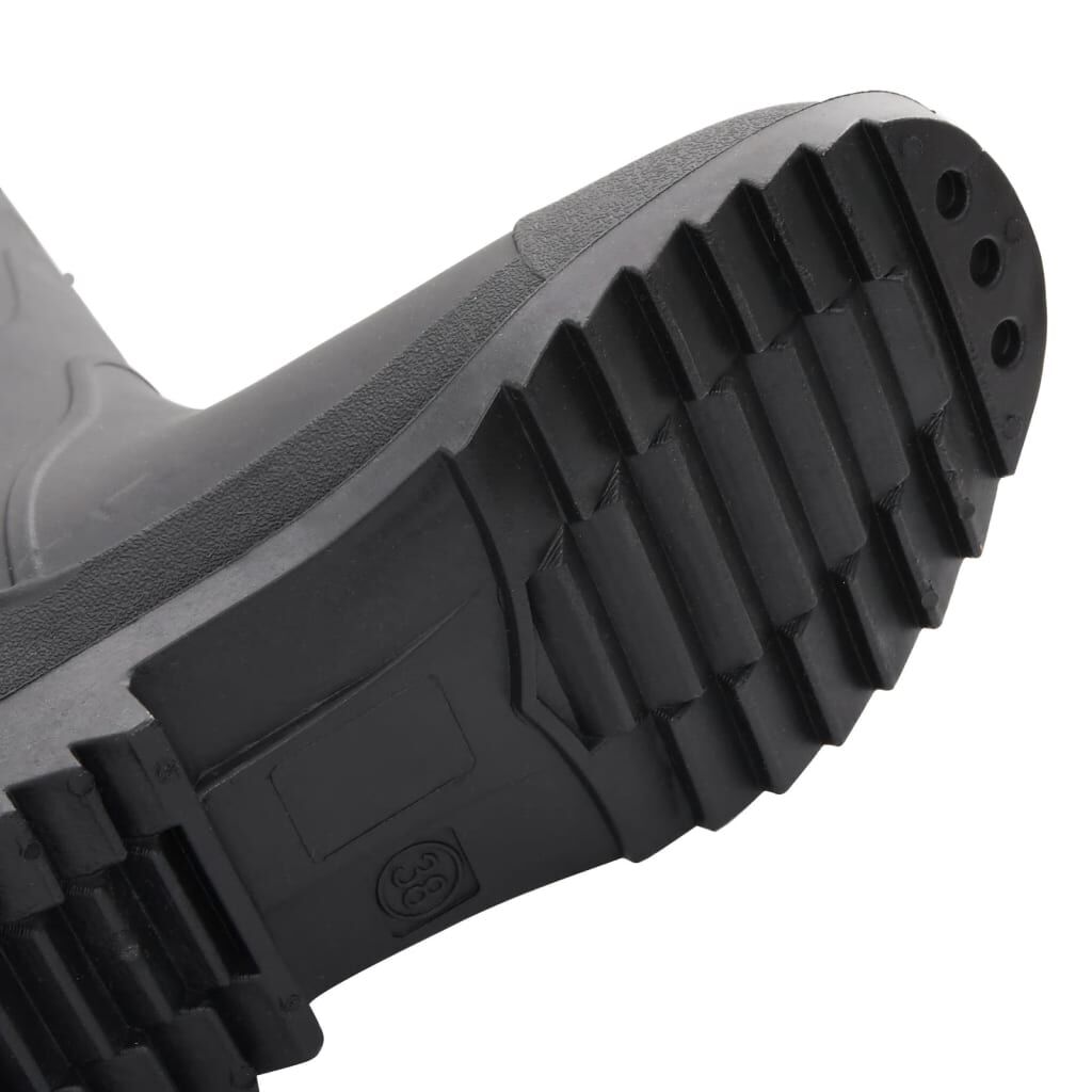 vidaXL Regenlaarzen, Zwart, Maat 38, PVC