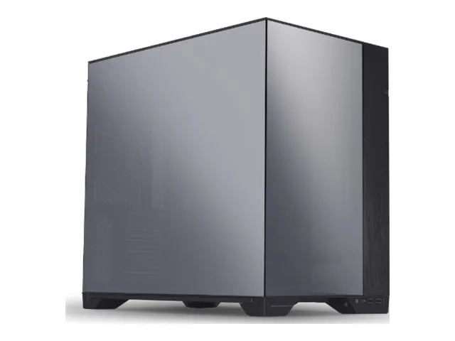 Lian Li O11 Vision - Tower - udvidet ATX - sidepanel med vindue (hærdet glas) - ingen strømforsyning - krom - USB/Lyd