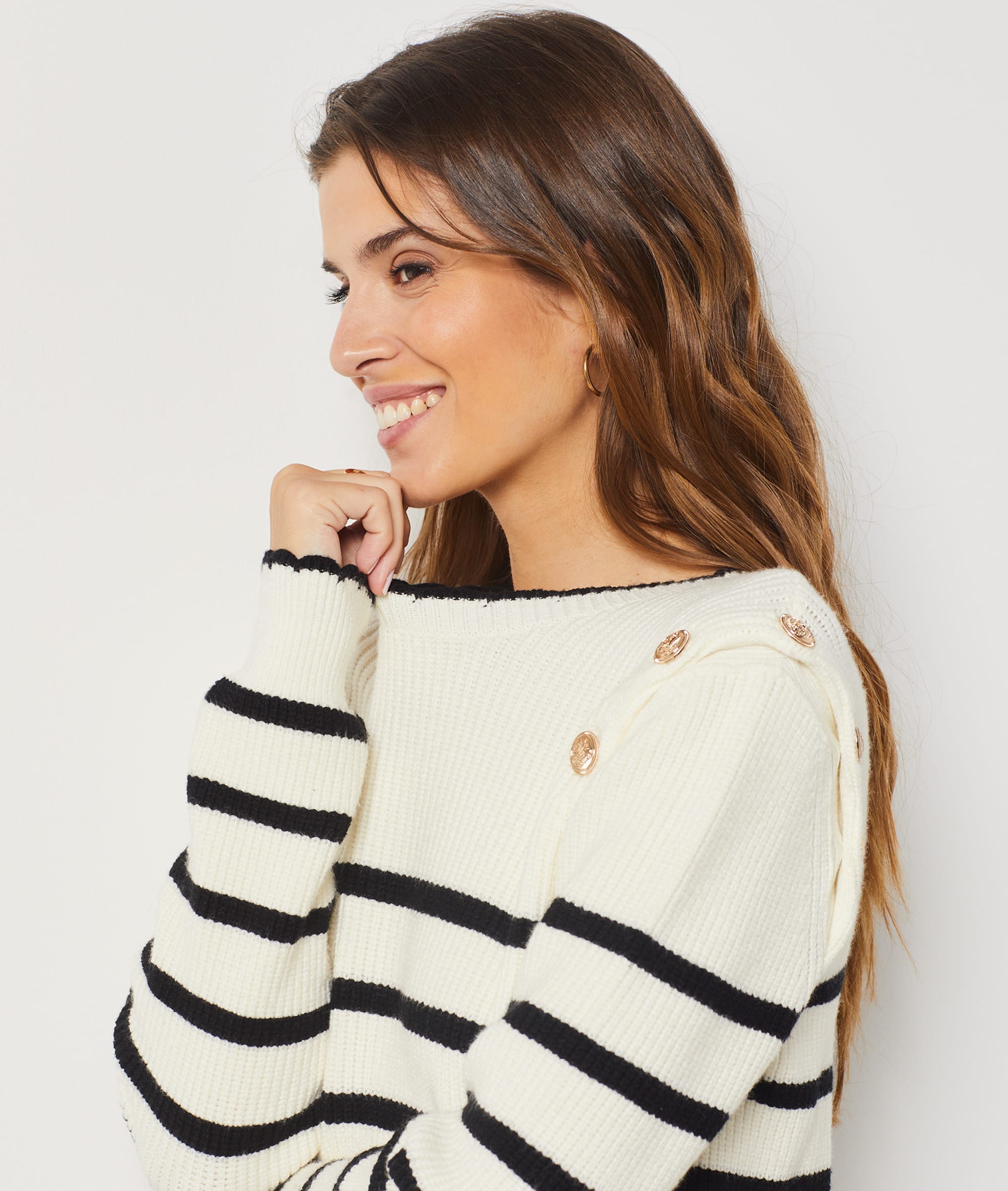 Pull à rayures