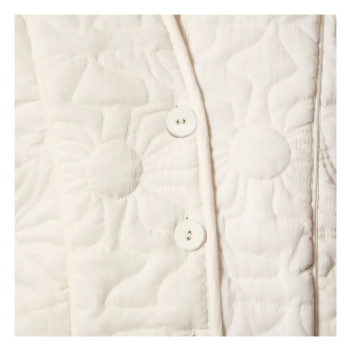Alma Deia Veste Matelassée en Coton Bio | Blanc cassé
