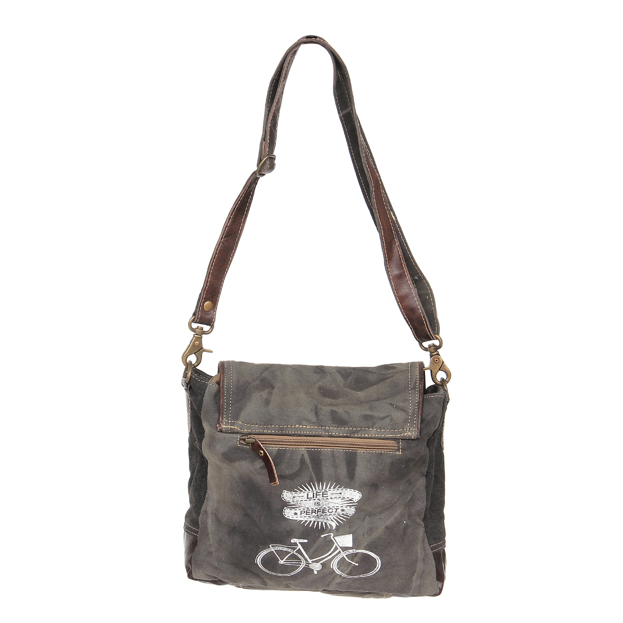 Umhängetasche 'Hanson', khaki, T 9cm, B 28cm, H 24cm günstig bestellen