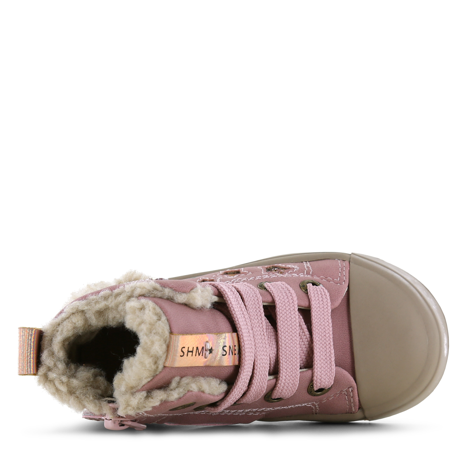 Shoesme rosa Schnürschuhe mit Einhorn