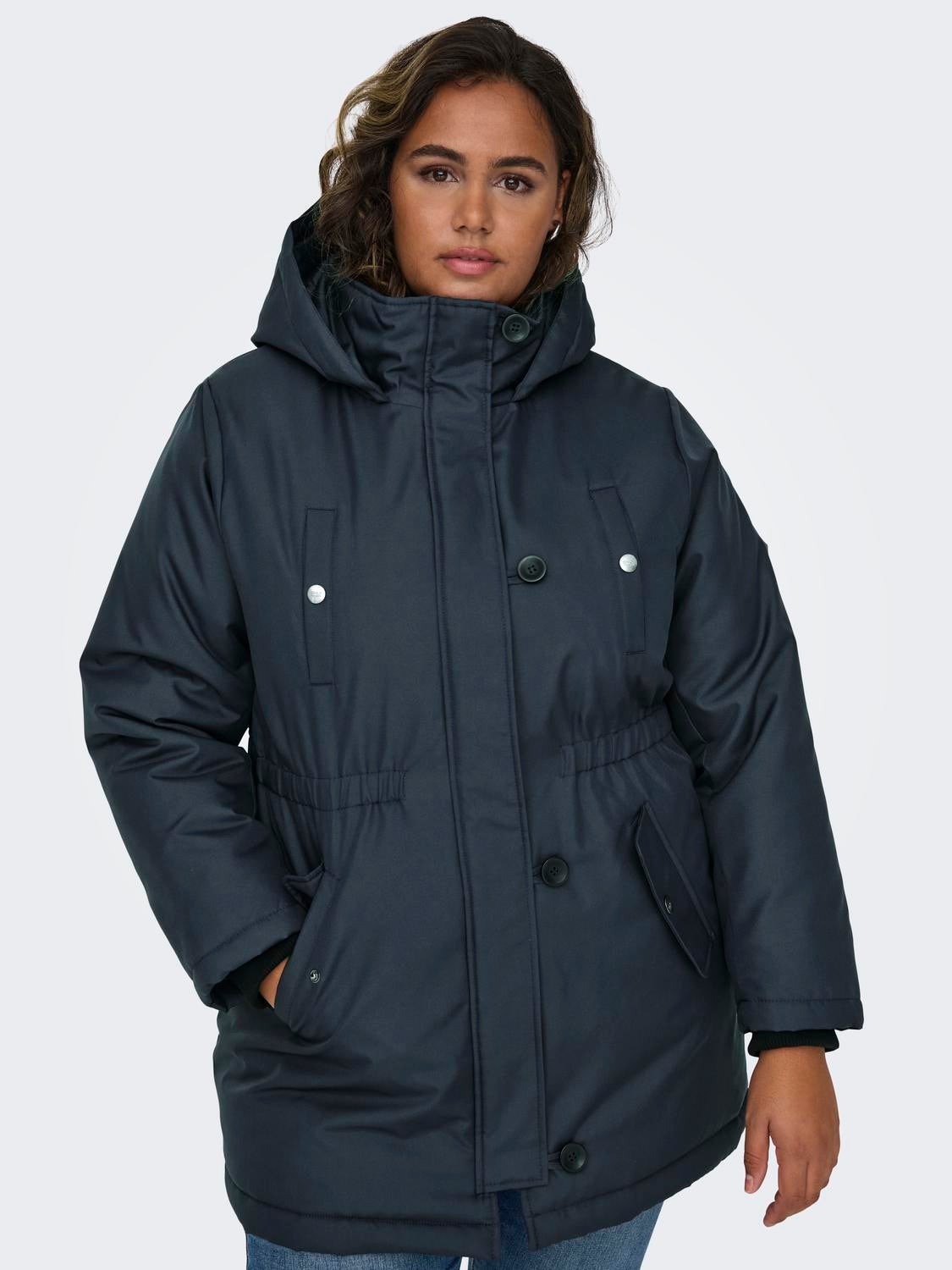 CARMIE Langer Parka India Ink