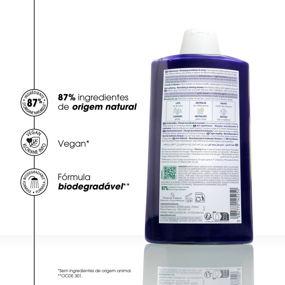 KLORANE  Champô Centáurea BIO - 400ml
