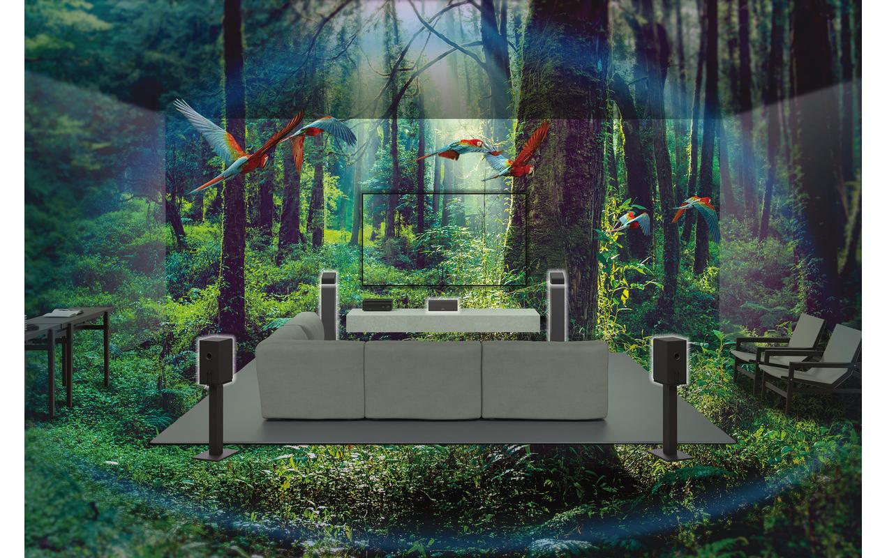 Stereo-Verstärker TA-AN1000 Schwarz<br>Kinosound in den eigenen vier Wänden