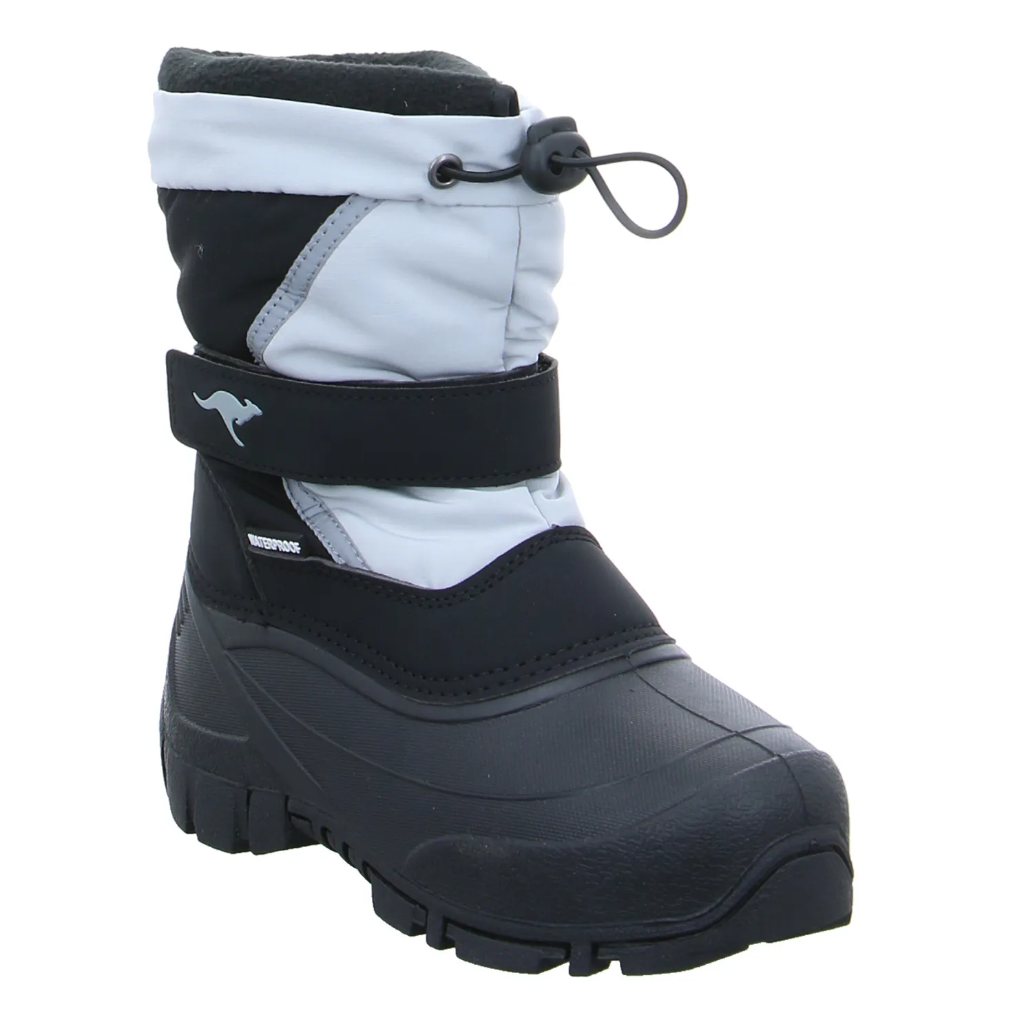 KANGAROOS Kinder-Snowboot Schwarz Synthetik  Schneestiefel