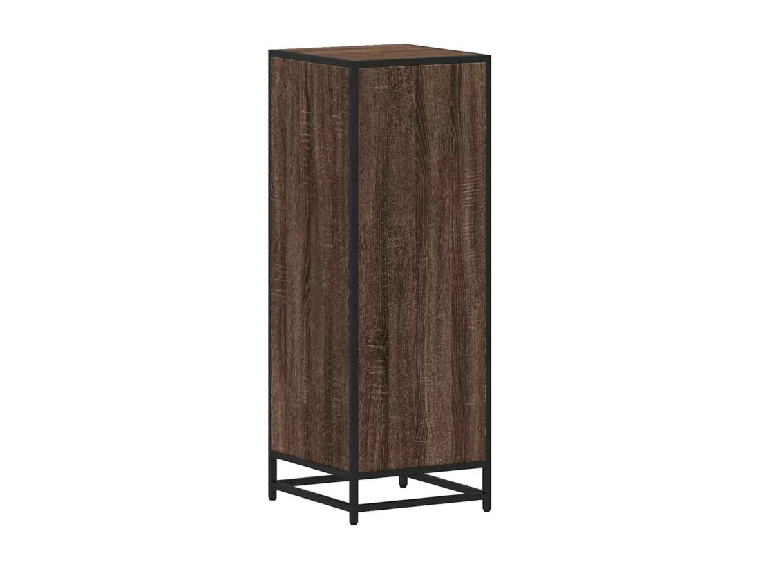 Armoire de bain chêne marron 35x37,5x100 cm bois d'ingénierie