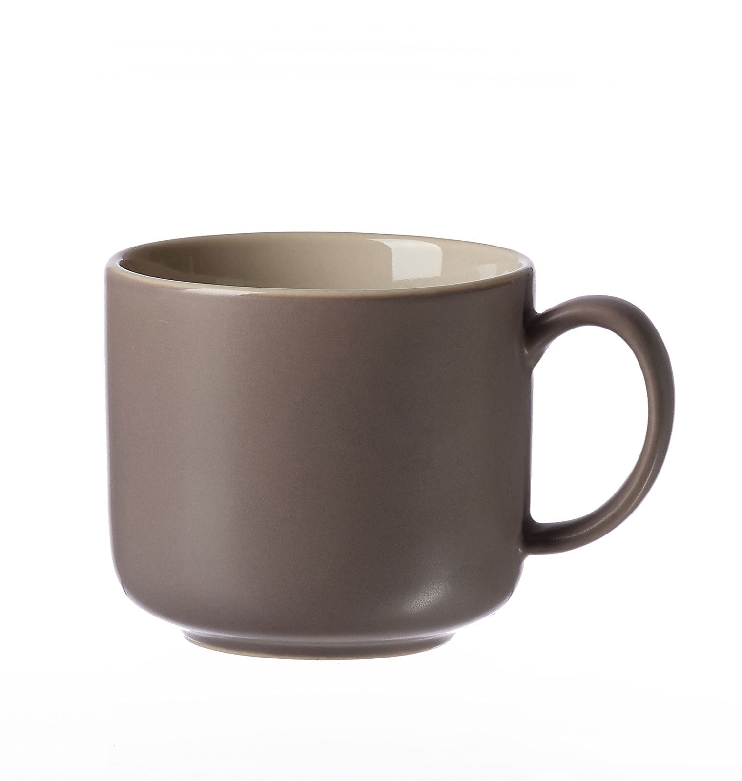 Ritzenhoff & Breker Kaffeetasse JASPER 6er Set taupebraun/ weiß