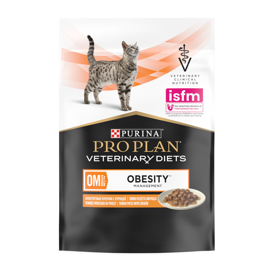 Pro Plan Veterinary Diets Obesity Chicken Sachet para Gatos