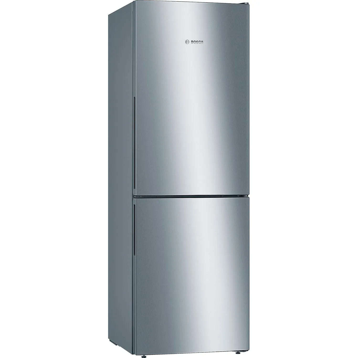 Bosch KGE36AICA Serie 6 Kühl-Gefrier-Kombination, 186 x 60 cm, 214 L Kühlen + 88 L Gefrieren, VitaFresh längere Frische, LowFrost seltener abtauen, LED-Beleuchtung gleichmäßige Ausleuchtung [Energieklasse C]