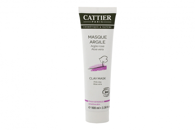 Masque argile rose & aloe vera peau sensible 100ml