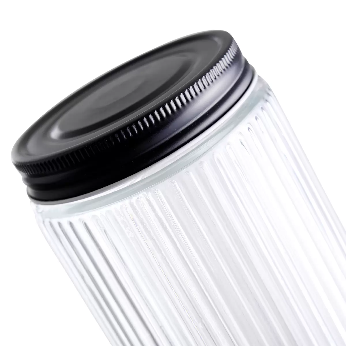 Vorratsglas 0.9l SCHOU schwarz,transparent