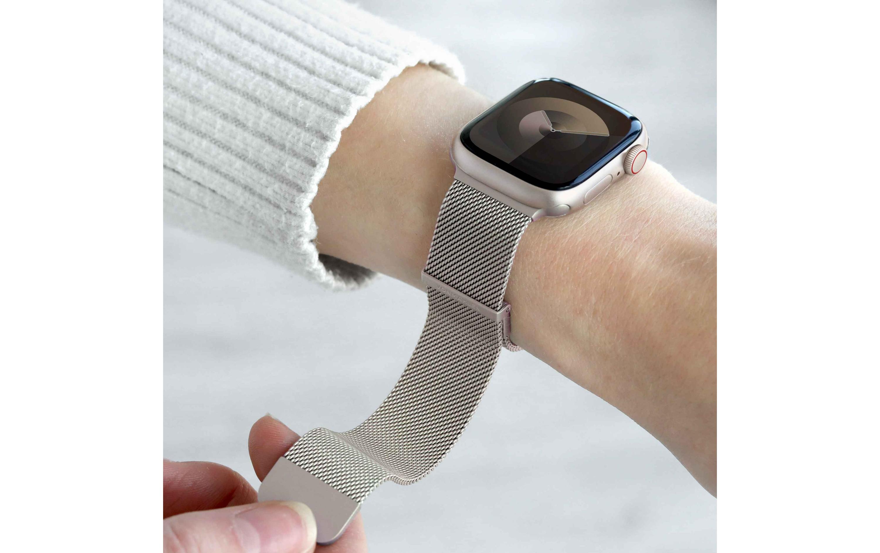 Armband Milanese Loop 2 Apple Watch 40/41/42 mm ChampagneEdelstahl-Armband für Apple Watch 40/41/42 mm