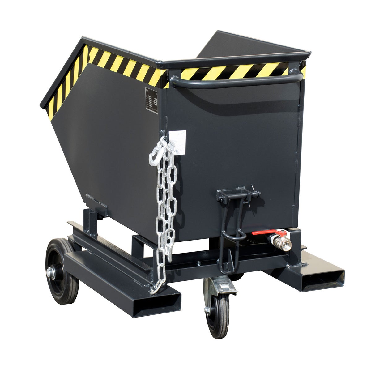 Bauer chipwagen SKW-ET 250, gelakt, zwartgrijs