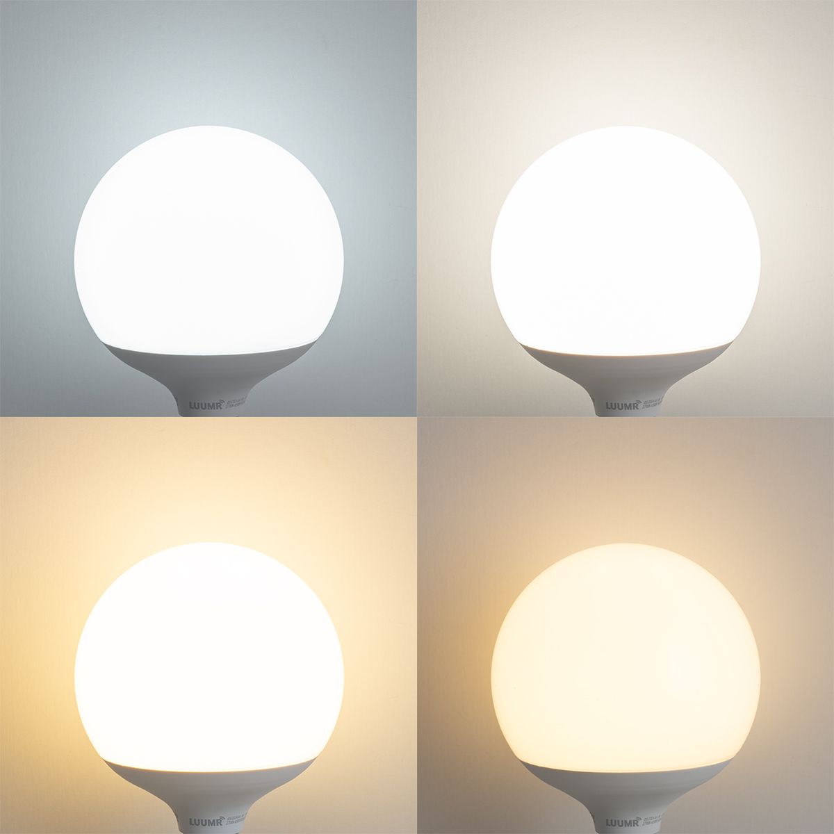Smart E27 LED lamp G120 mat RGBW 9W 806 lm 2700-6500K