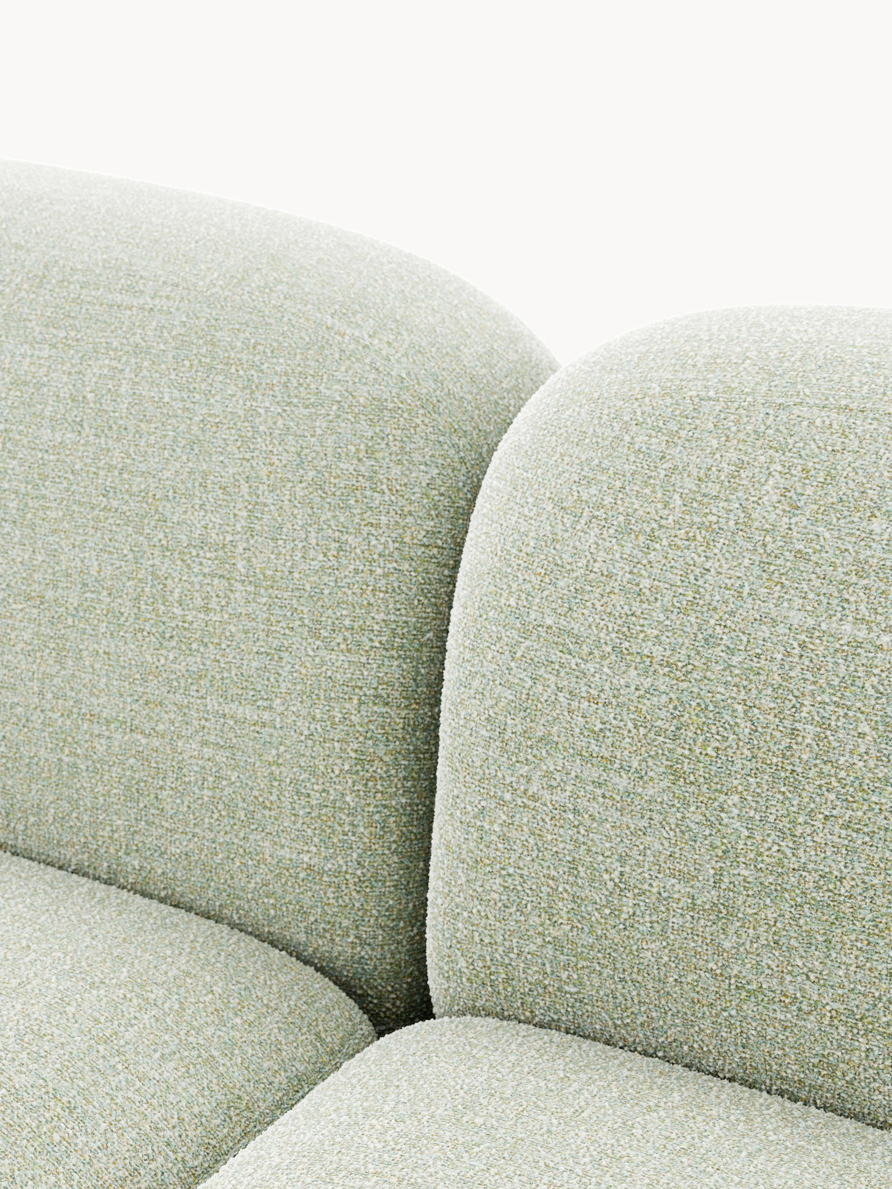 Modulaire bank Wolke (3-zits) van bouclé