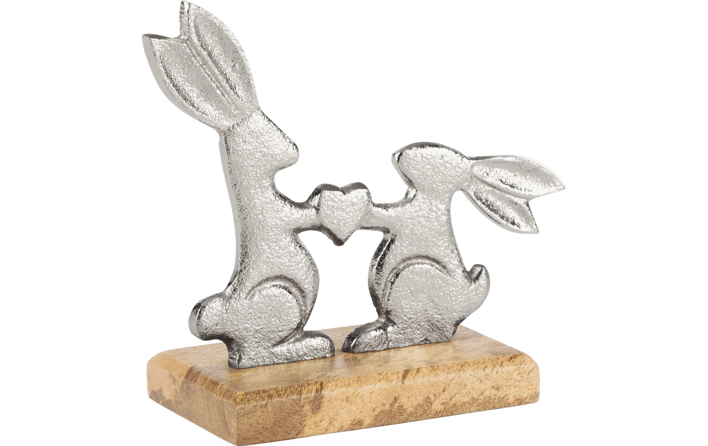 Aufsteller Amoatsy 15.3 cm, Braun, SilberDeko-Objekt