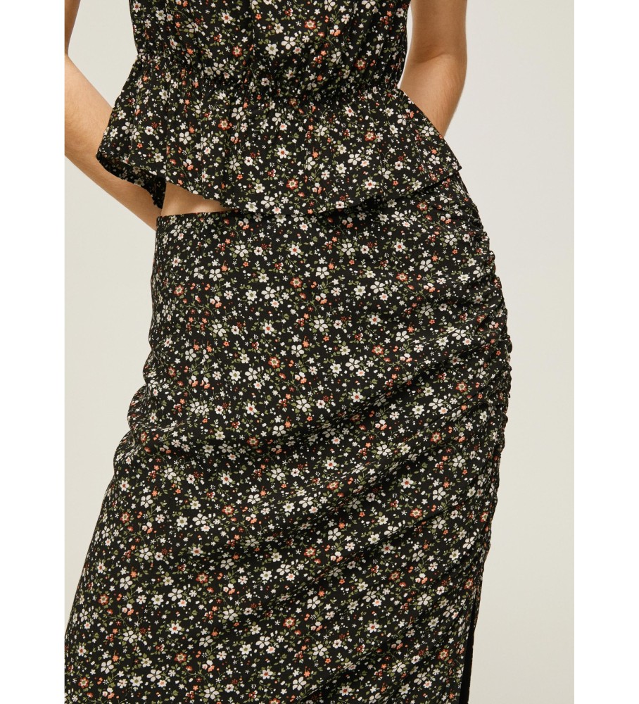 Saia preta Amber da Pepe Jeans