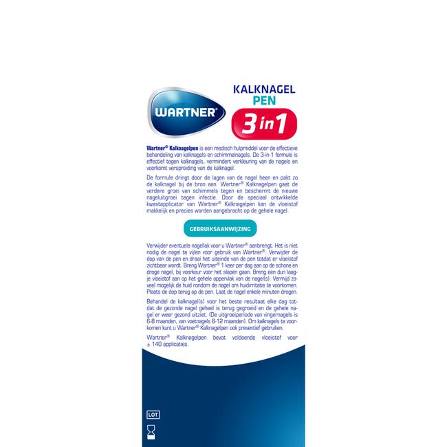 Wartner Kalknagelpen 3-in-1 4 ML